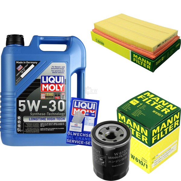 Mann Inspektionspaket 5L Liqui Moly Longtime 5W-30 FüR Suzuki Swift IV 1.6 Fiat-image