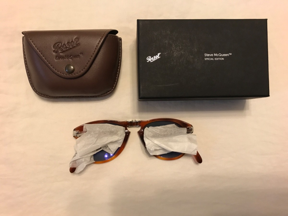 PERSOL 714 SM STEVE McQUEEN LIMITED EDITION BRAND NEW WITH BOX TAGS