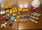 Vintage Fisher Price Little People Lot Sesame Street LOOK!