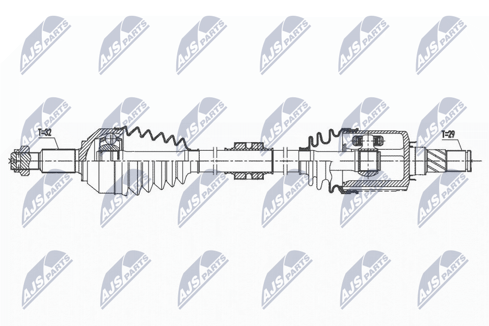 N.T.Y. NPW-NS-120.NTY Drive Shaft for INFINITI,NISSAN - Image 3
