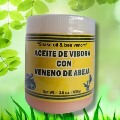 POMADA ACEITE de VIBORA Y VENENO DE ABEJA / SNAKE OIL & BEE VENOM OINTMENT