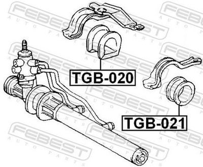 For FEBEST TGB-020 GROMMET STEERING RACK HOUSING