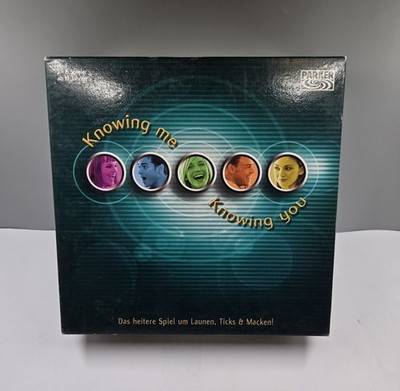 PARKER - Knowing me knowing you Brettspiel um Laune Ticks & Macken Hasbro 2002