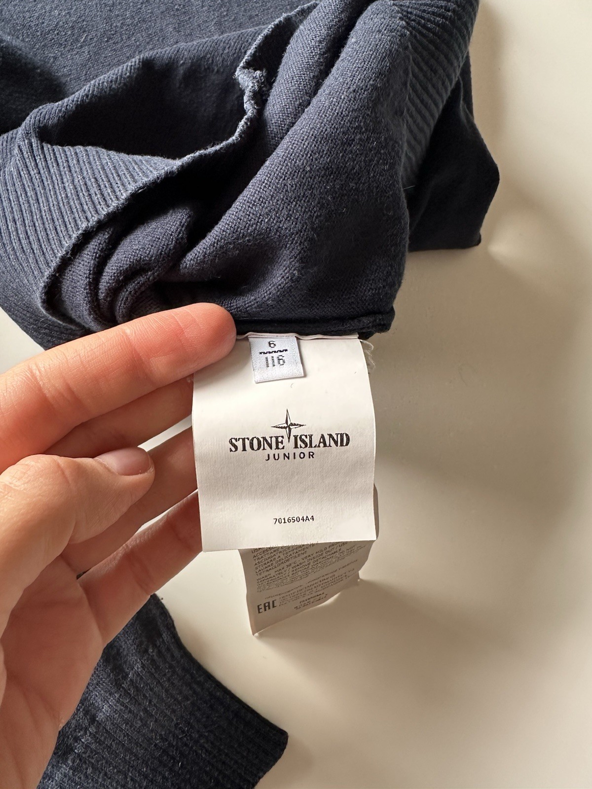 Stone Island Junior Sweater Knit Kids, Size 6/116 thumbnail 12