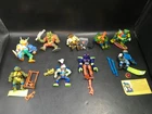 Lot of VTG Teenage Mutant Ninja Turtles TMNT Mixed Action Figures + Accessories