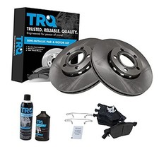 Front Brake Pad  Rotor Kit, with Chemical Kit Semi-Metallic Compatible with