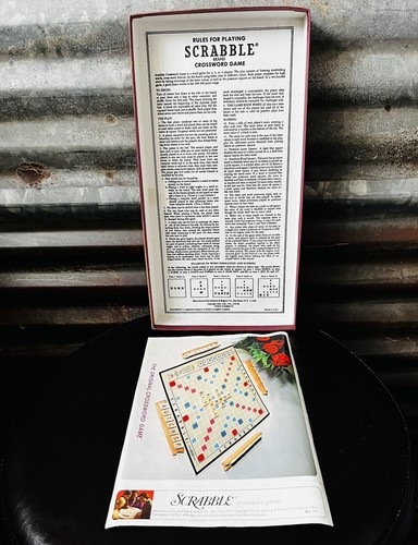 Vtg Scrabble Game 1971 Selchow & Righter Co No 17 Contents-new Box Shows Wear - Picture 5 of 13