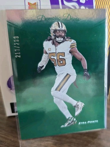 Demario Davis 2024 Panini Prestige /299 SP Green Extra Points Saints #214