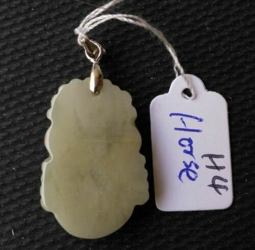 Chinese Zodiac - HORSE Hand-carved Grade A Natural Jade Pendant - Picture 3 of 24
