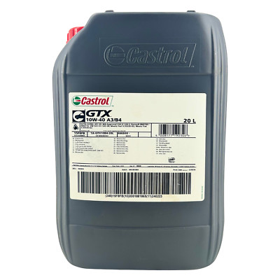 Castrol GTX Ultraclean 10W-40 A3/B4 / 20 Liter Kanister PKW Motorenöl MB VW 505