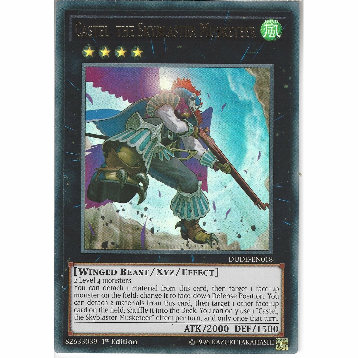 DUDE-EN018 Castel, the Skyblaster Musketeer | 1st Edition | Ultra