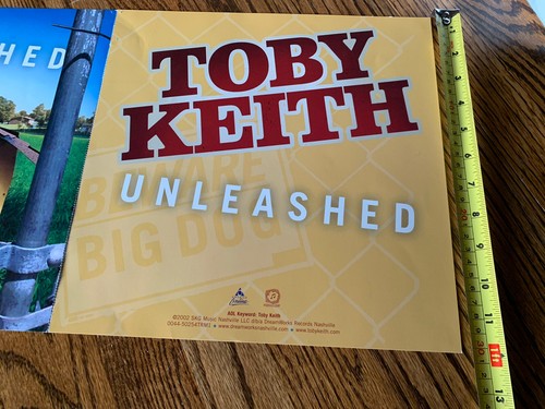 TOBY KEITH 2002 PROMOTIONAL UNLEASHED POSTER 12 x24 - Picture 7 of 11