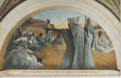AK ''Oral Tradition'' Painting in Con. Library, Washington DC