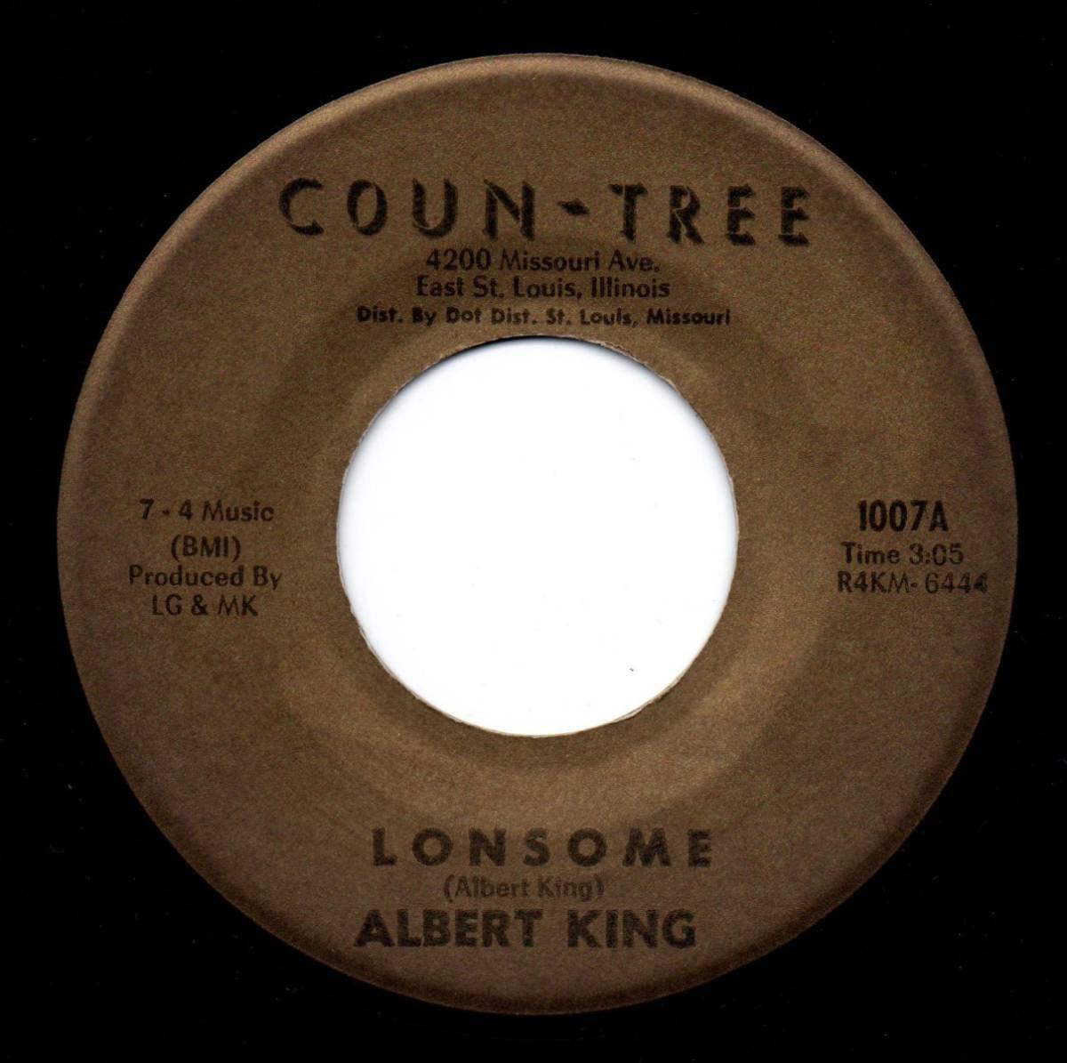 Albert King   Lonsome   You Threw Your Love On Me Too Strong (Coun Tree)