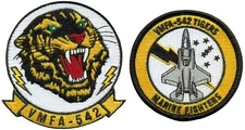 USMC MARINE FIGHTER ATTACK SQUADRON 542 (VMFA-542) F-35 PATCH SET