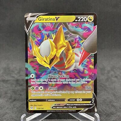  Giratina V - 130/196 - Ultra Rare - Lost Origin - NM/M