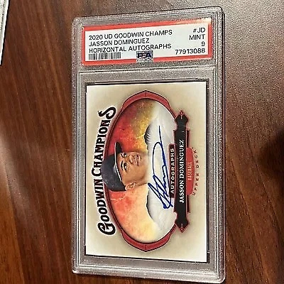 2020 Jasson Dominguez UD Goodwin Champions RC Auto PSA Mint 9, 1:2,585 Packs! - Image 4 of 4