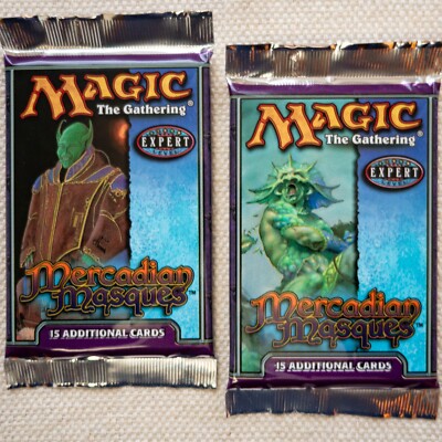 MTG: 2 MERCADIAN MASQUES - Sealed Booster Packs from Box - 2 Packs -  English | eBay