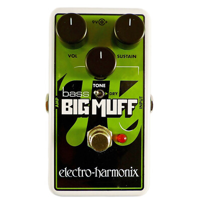 Electro-Harmonix Nano Bass Big Muff Pi Distortion/Sustainer Bass Effects Pedal