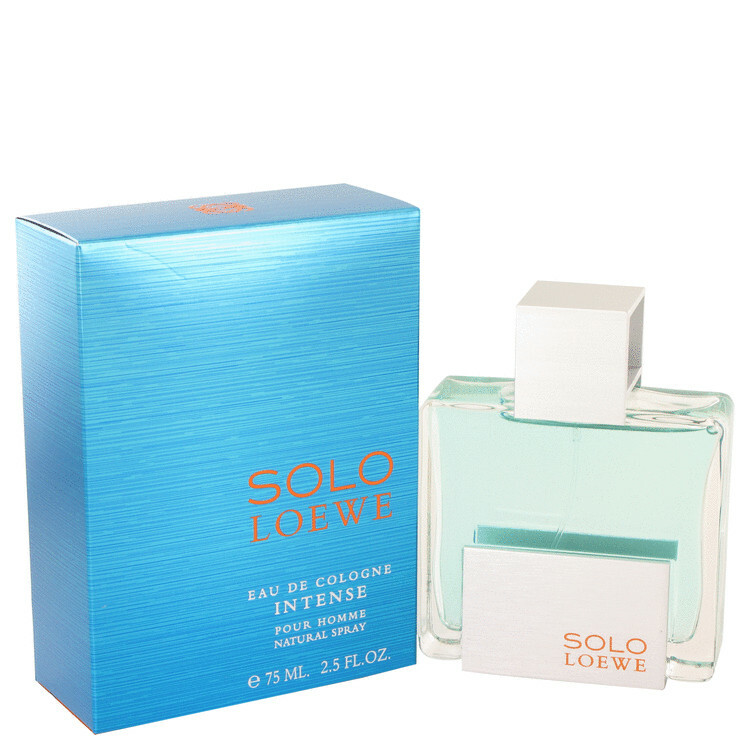 Solo Intense Eau De Cologne Spray By Loewe - 2.5 oz Solo Intense Eau De Cologne Spray By Loewe - 2.5 oz