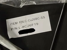 Lynn Electronics F8LC-CU26BC-SS 26/8C Flat Modular Telecom Line Cord Gray /50ft