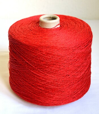Italian Linen - Viscose Knitting Yarns, 1.9 lb / 850 grams cone