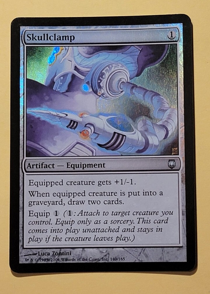 Skullclamp Darksteel Foil MTG MAGIC 140/165 | eBay