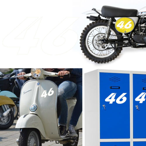 Numero 46 V2 Racing Adesivo In Vinile - Imagen 4 de 19
