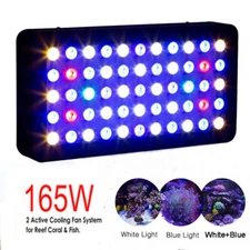 165W Dimmable Reef Marine LED Aquarium Lights Full Spectrum Fish Coral LPS Tank