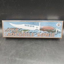 Chipaway Cutlery  Little Crocodile Bowie 11" CW-415FW Muticolor Wood Handle NEW