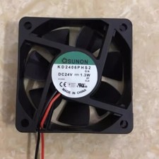 SUNON KD2406PHS2 6015 DC24V 1.3W 6CM 2-Wire Inverter Cooling Fan