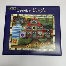 Lang Companies Country Sampler Cheryl Bartley Signed 2022 Wall Calendar NEW