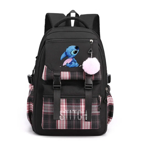 Lilo Stitch Backpack Kids School College Student Laptop Bag Travel Rucksack DE - Bild 7 von 9