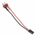 Deans Nylon T Plug Male to JR Futaba Female Adapter 20awg 10cm Wire Battery