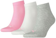 Image of PUMA Quarter Sports Socks / Ankle Socks 6 Pairs (2 x 3 Pair Pack) - CLEARANCE