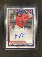 2024 Bowman Paper Prospect Auto Eddinson Paulino #PPRA-EP Red Sox Baseball Card