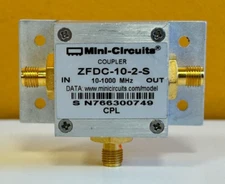 Mini Circuits ZEDC-10-2-S 10 to 1000 MHz, 10 dB, Directional Coupler. Tested!
