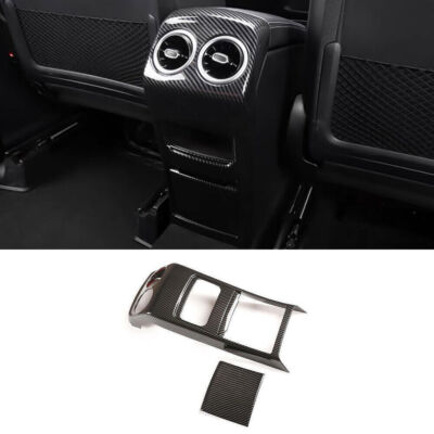 For Benz GLB W247 2020-2022 Carbon Fiber Rear Air Outlet Vent Panel Cover Trim