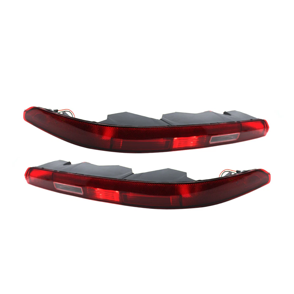 Par de luces de giro reflector LED parachoques trasero inferior para Audi Q7 2016-2023 Foto 3 de 4