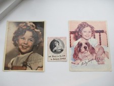 2 Vintage Shirley Temple Photo's  1 Collectable Book From 1934: All Original