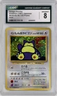 POKEMON 1997 Snorlax CD Promo | Nintendo 64 | Hungry Snorlax Holo  CGC 8 NM/MINT