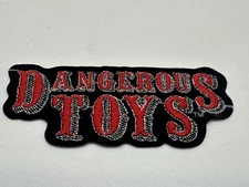 Dangerous Toys Band Iron On Patch 5” x 2”- Vintage 1980s Original