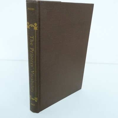 The Printers Vocabulary by Charles Thomas Jacobi 1969 Hardcover Great Condition