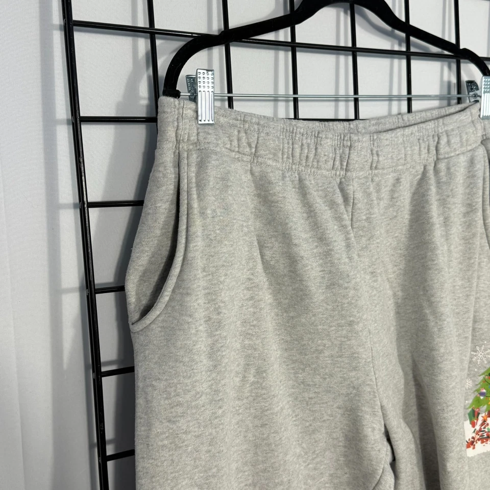 Рождественские тренировочные штаны Disney для взрослых L большие серые Pluto Chip N Dale праздничные - Изображение 3 из 4