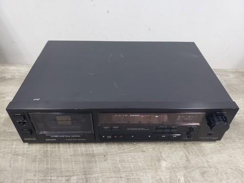 *VER VIDEO* -Funciona-De colección Denon DR-M22 3 cabezales Cassette Tape Deck/Reproductor - Imagen 7 de 15