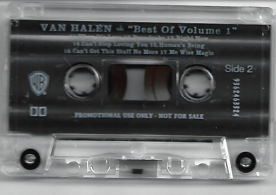 VAN HALEN "Best Of Volume 1" RARE AUSTRALIAN PROMO ONLY CASSETTE - Image 2 of 3