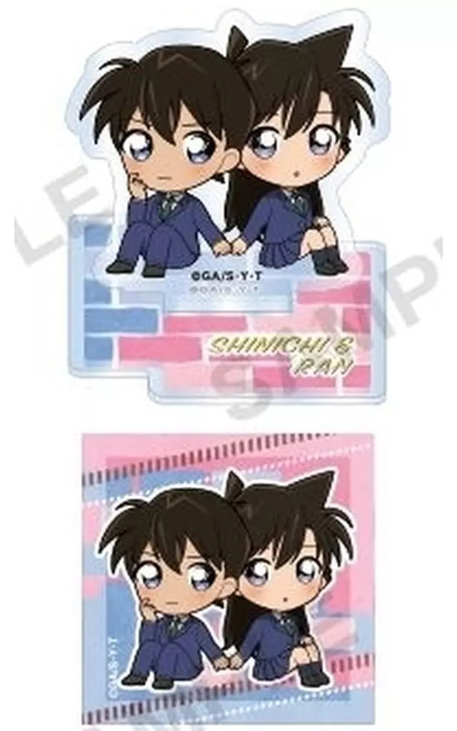 Detektiv Conan Ansteckbutton – Shinichi Kudo & Ran Mori, Offiziell Lizenziert, 58 Mm