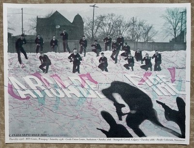 ARCADE FIRE 2010 Canada Concert Tour Indie Rock Burlesque Calexico S/N POSTER