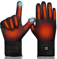 Heated Gloves Electric Rechargeable 3200mAh Winter Gloves for Men Women Ski