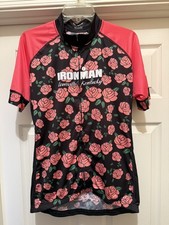 Ironman Louisville Cycling Jersey Zoot Women’s XL Short Full Zip Floral